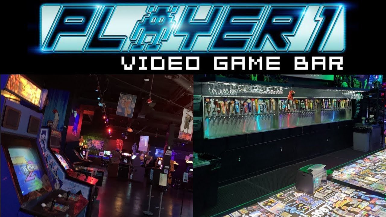 Kapows Arcade Adventures Player 1 Video Game Bar, Las Vegas Nevada, September 2022