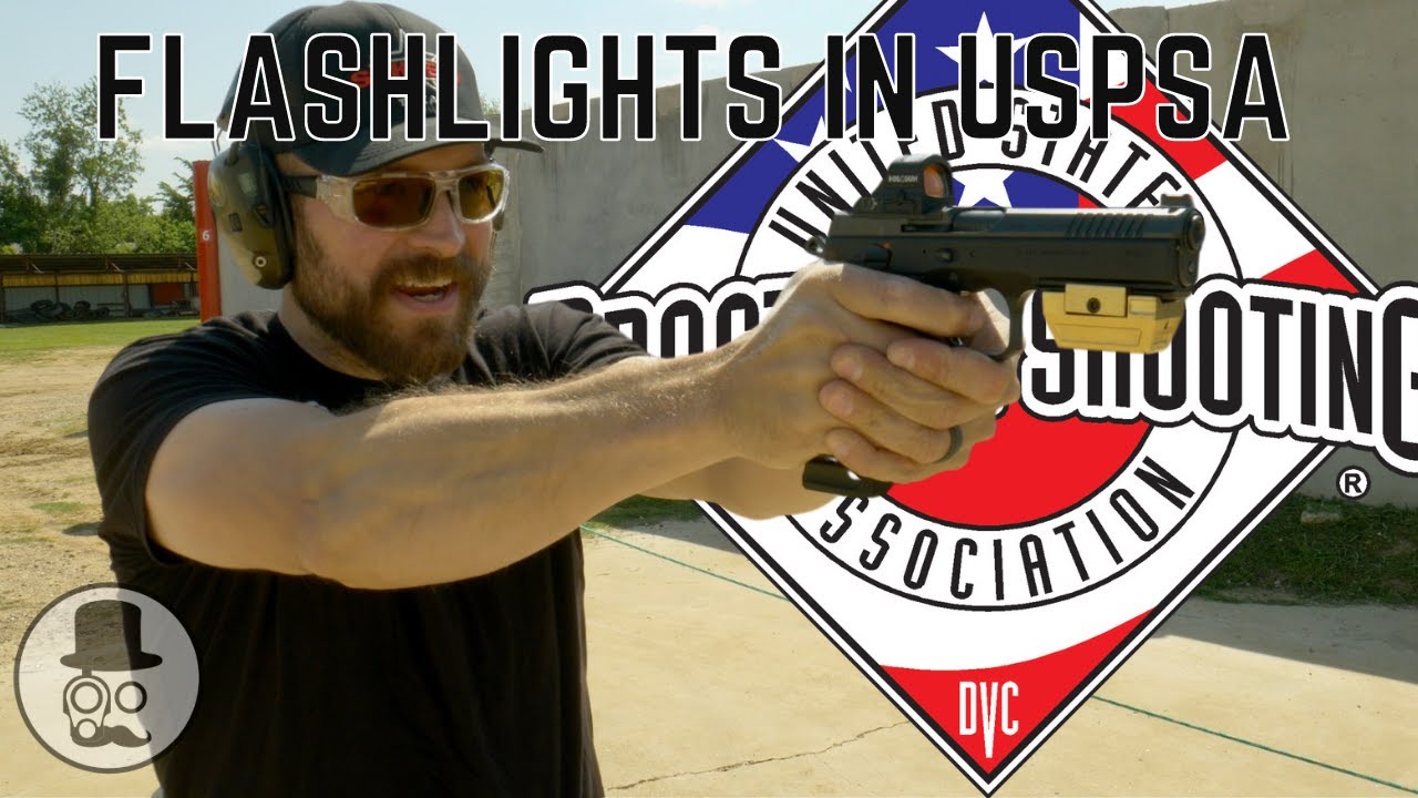 USPSA Weapon Mounted Light Testing - LOK Light, TLR1HL, Brass Grips
