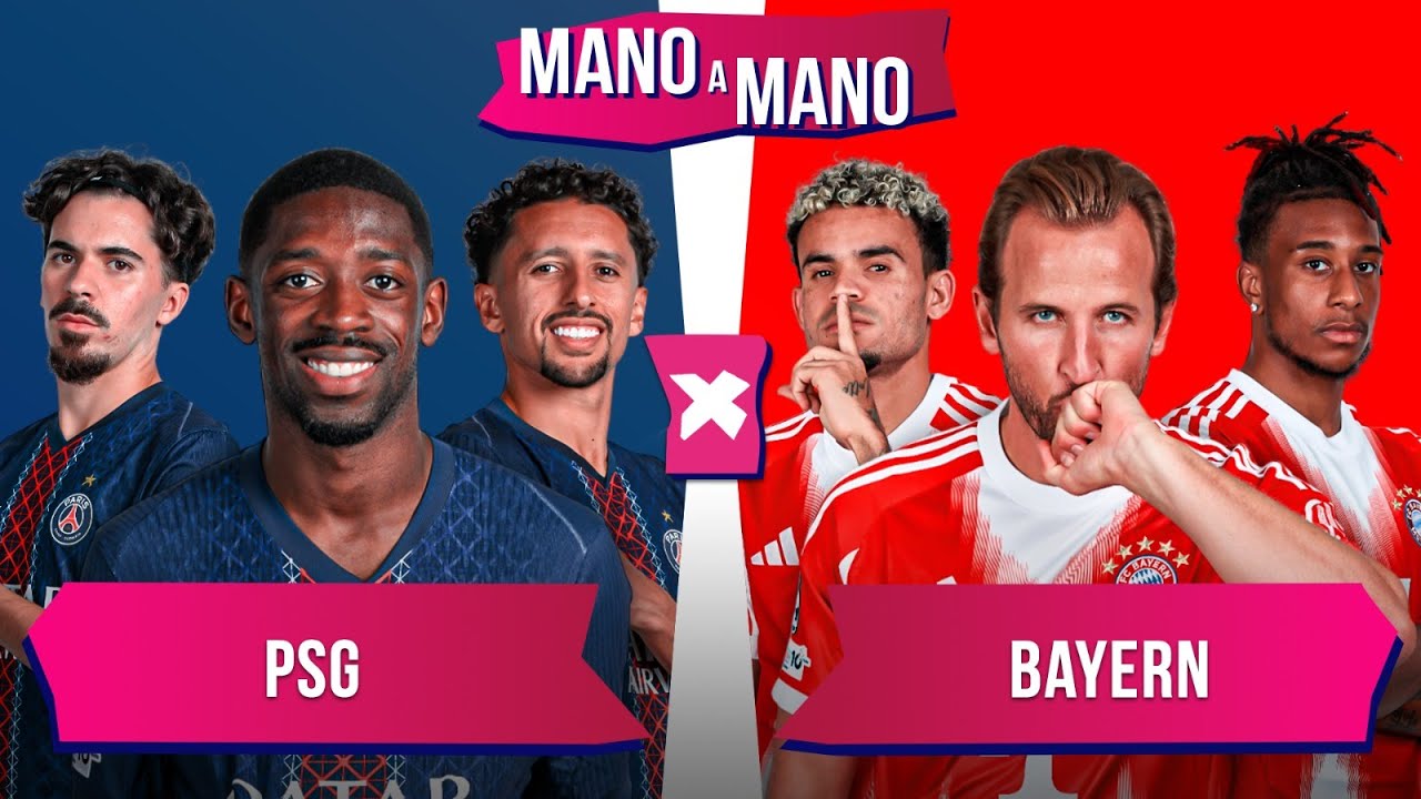 PSG X BAYERN DE MUNIQUE: QUEM CHEGA MELHOR? | MANO A MANO DA CHAMPIONS LEAGUE