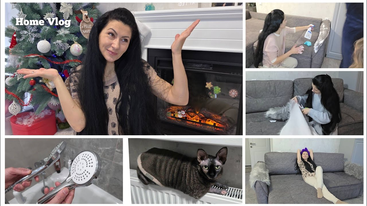 VLOG home... Химчистка дивана!