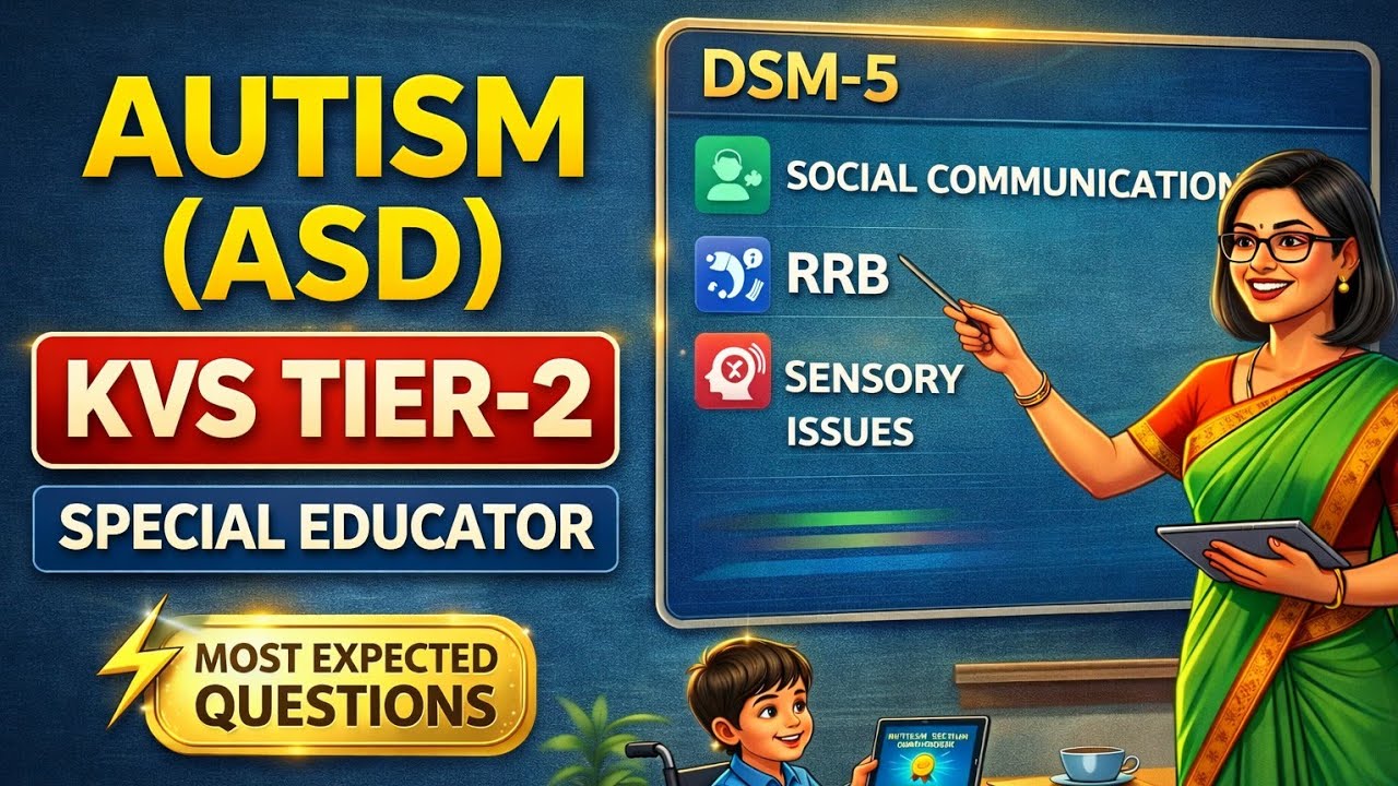 KVS SPECIAL EDUCATION TIER 2 #SPECIAL EDUCATOR VINIT 