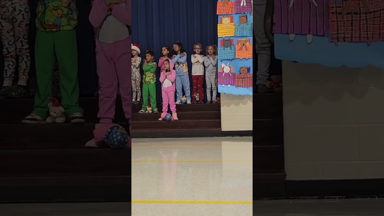 Presley's PJ Party Performance- 1st grade