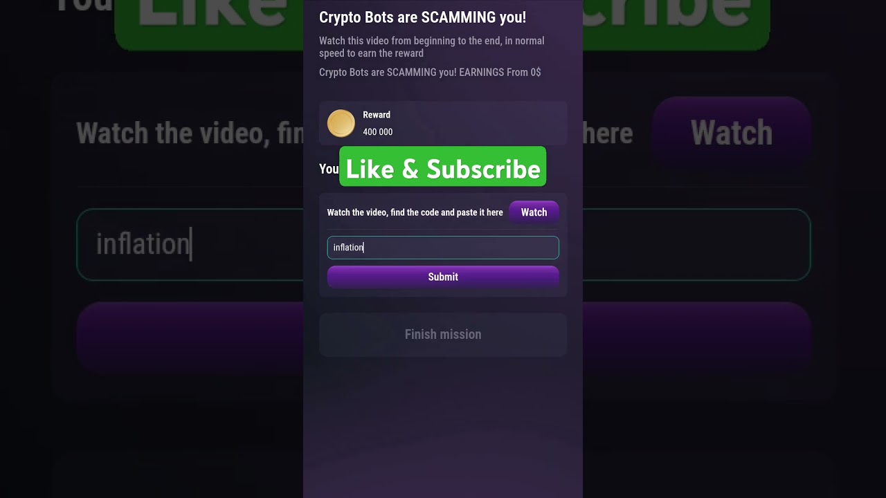 Crypto Bots are SCAMMING You Tapswap Video Code | tapswap 30 july video code