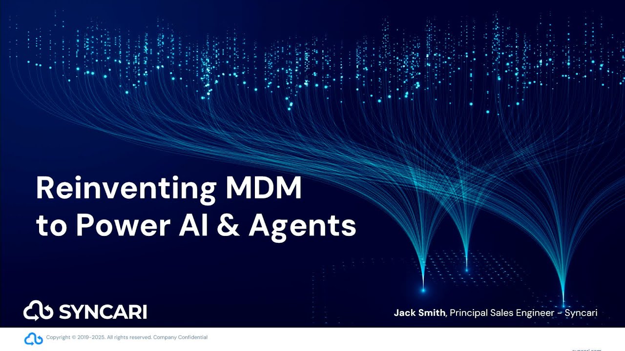 A101b. Reinventing MDM to Power AI and Agents