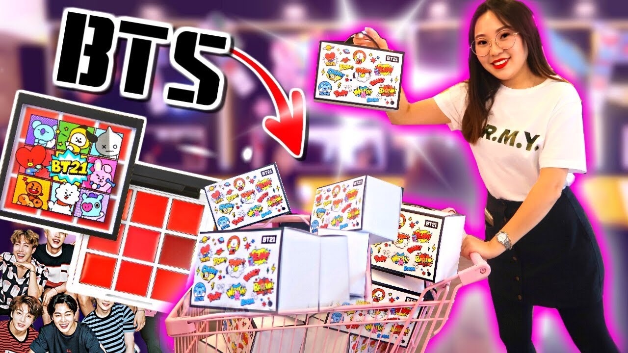 НОВАЯ Косметика От BTS! МАГАЗИН BTS в Сеуле! СКОЛЬКО СТОИТ КОСМЕТИКА BTS? |NikyMacAleen