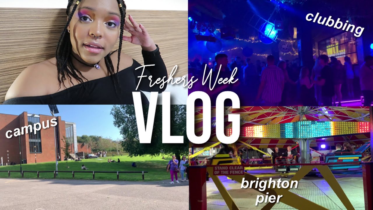 FRESHERS WEEK vlog 2021 | University of Sussex | Campus, Brighton Palace Pier, Clubbing & More!