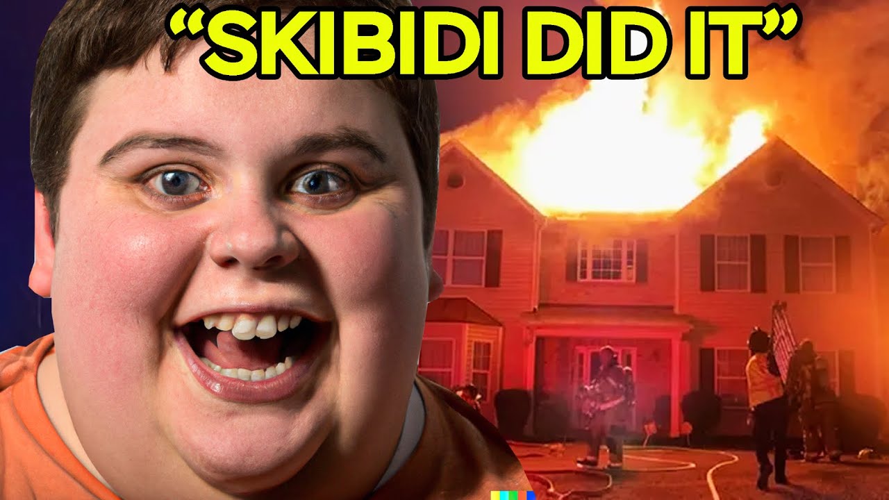skibidi toilet kid sets his house ON FIRE.
