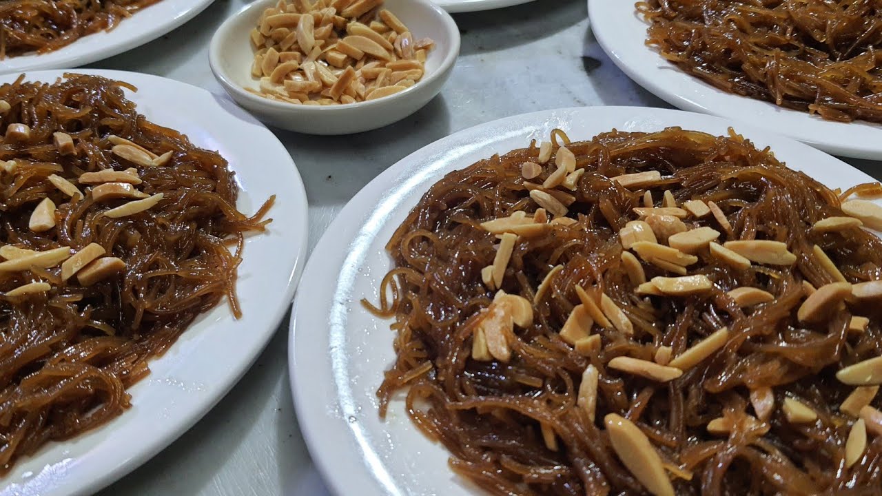 حلاوة الشعرية 😋/حلاوة العائلة العراقية وطيبة اهلنا🌴