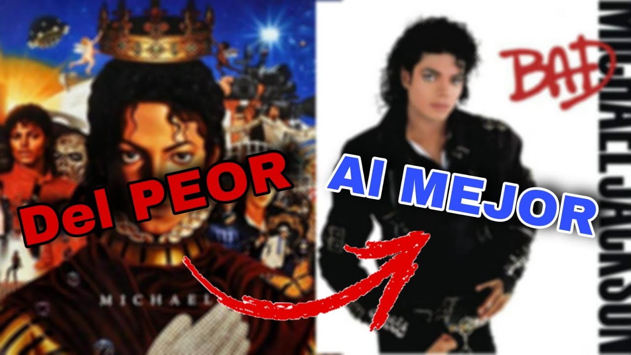 Del PEOR al MEJOR álbum de Michael Jackson