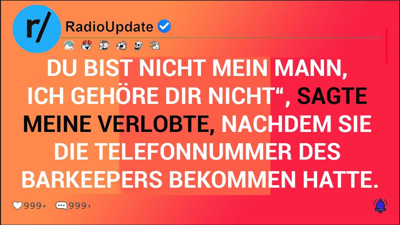 „Du Bist Nicht Mein Mann, Ich Gehöre Dir Nicht“, Sagte Meine Verlobte, Nachdem Sie Die ...
