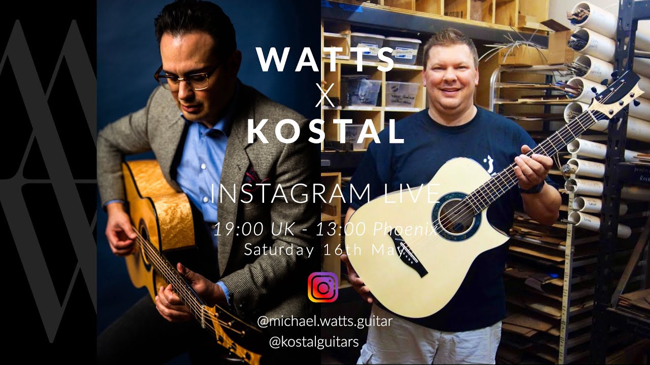 Jason Kostal - Luthier Lives - Instagram Live with Michael Watts 16th May 2020