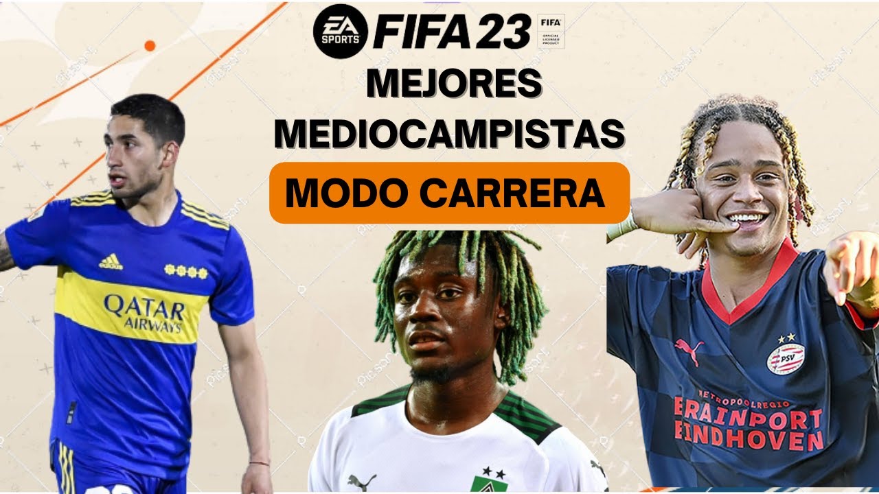 LOS MEJORES MEDIOCAMPISTAS CON CARA REAL EN FIFA 23 | MODO CARRERA|