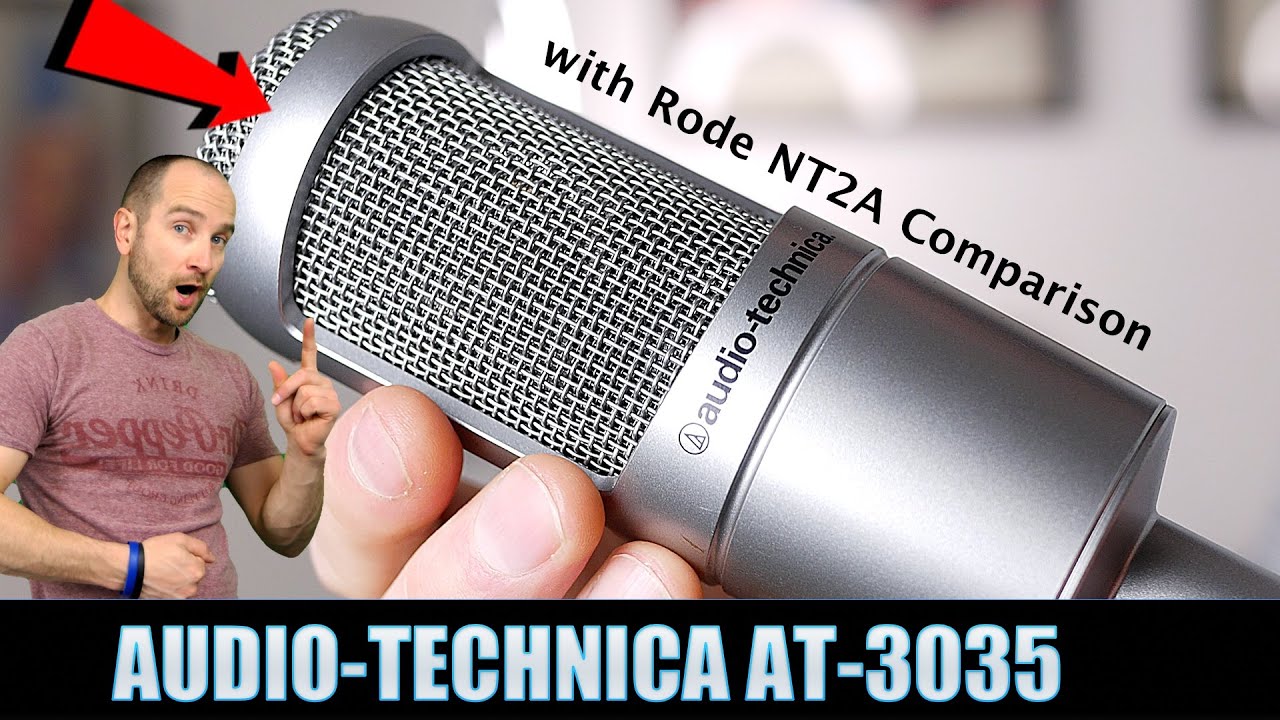 Обзор конденсаторного микрофона Audio-Technica AT-3035 (в сравнении с Rode NT2A)