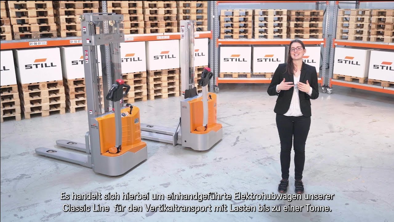 STILL Hochhubwagen ECV 10, ECV 10 C und ECV 10i C - Produktpräsentation