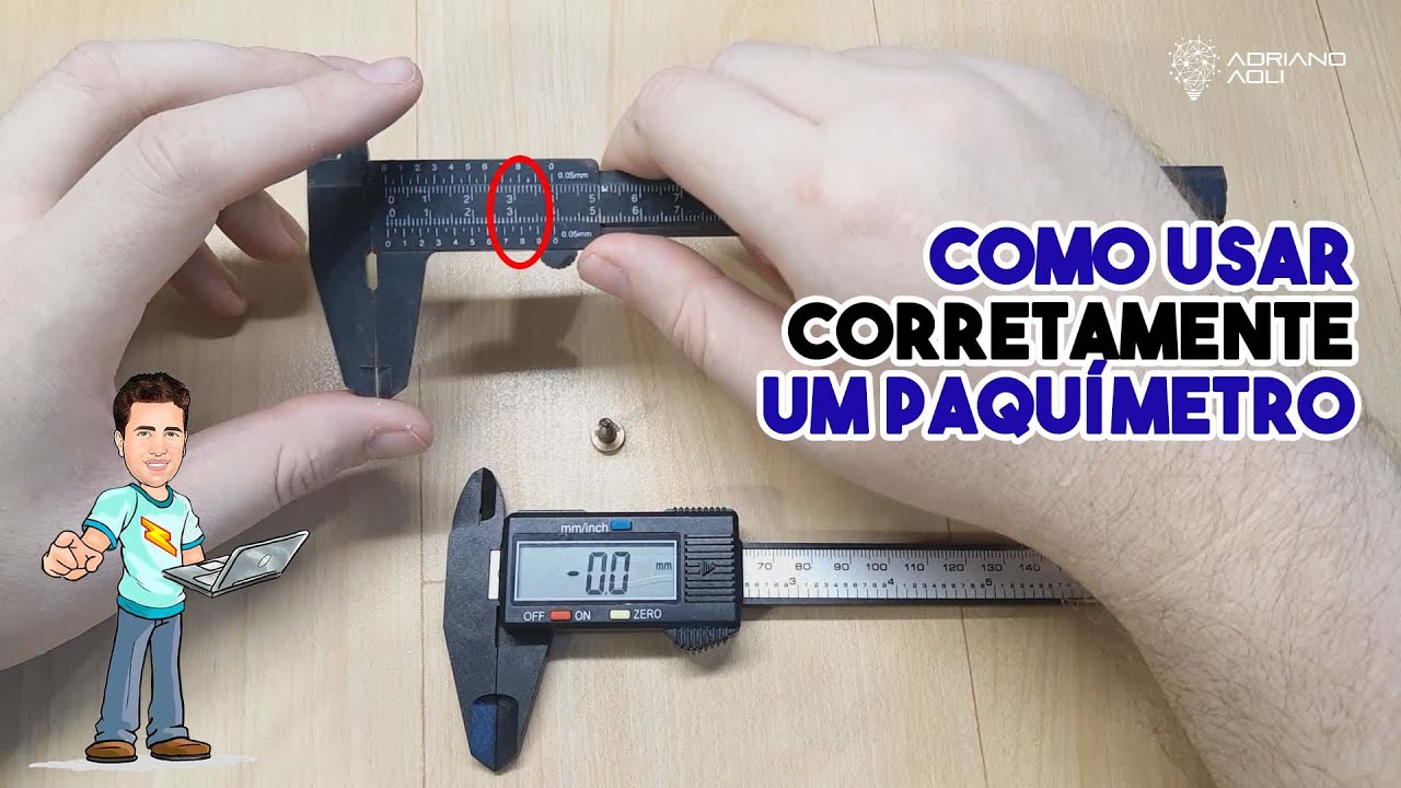 Como usar um Paquímetro