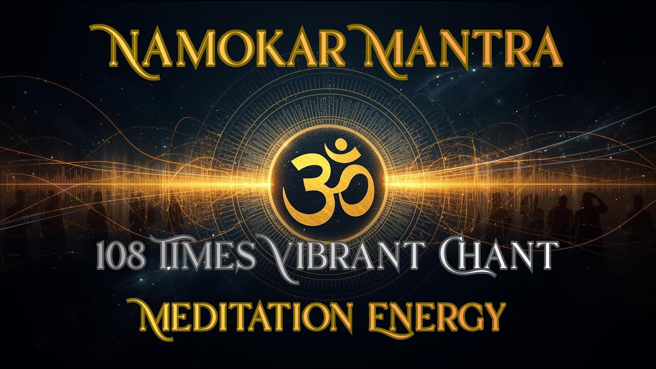 ॐ नमोकार मंत्र 108 बार जाप | Powerful Jain Mantra Meditation