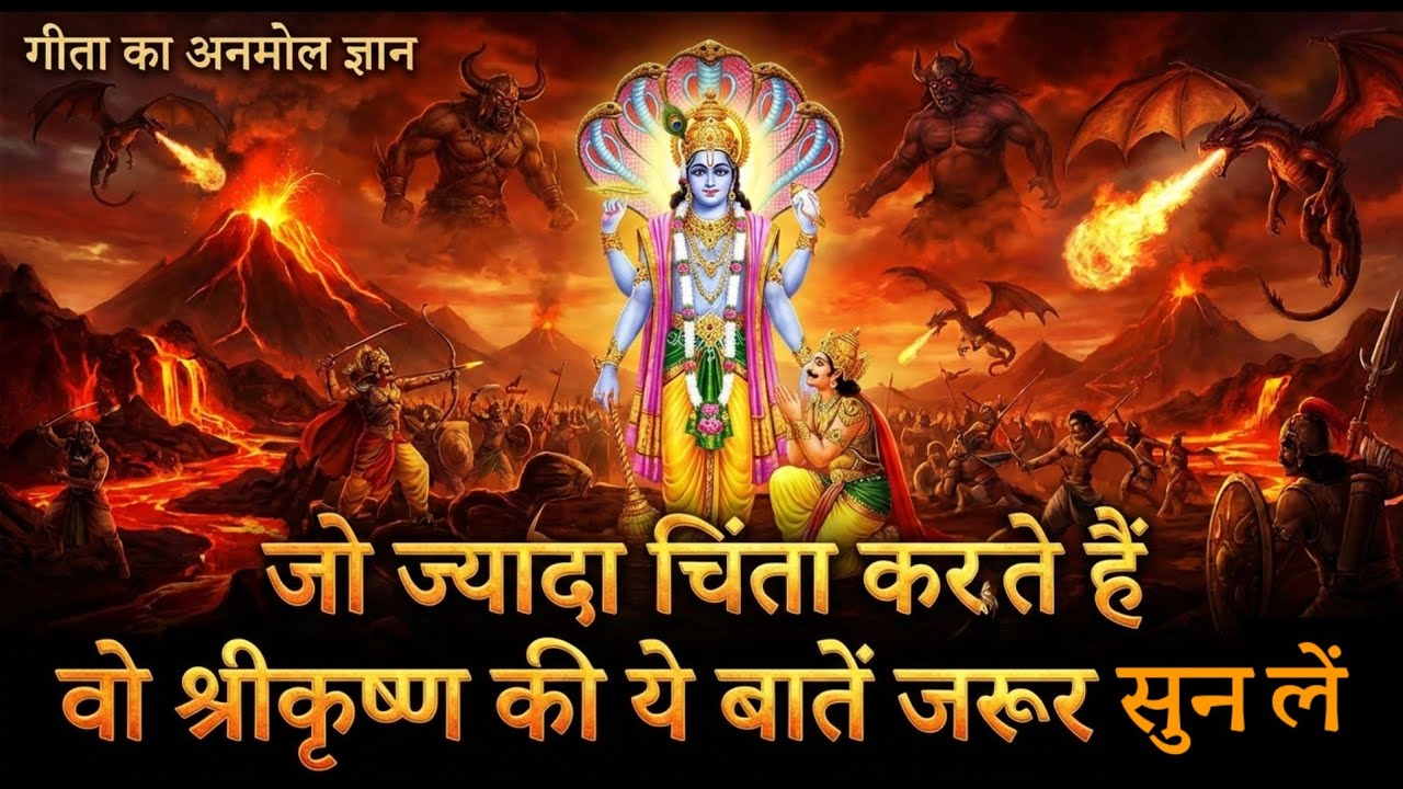जो ज्यादा चिंता करते है, वो श्रीकृष्ण की ये बातें जरूर जानें, तुरंत सारी चिंताएं खत्म हो जाएगी
