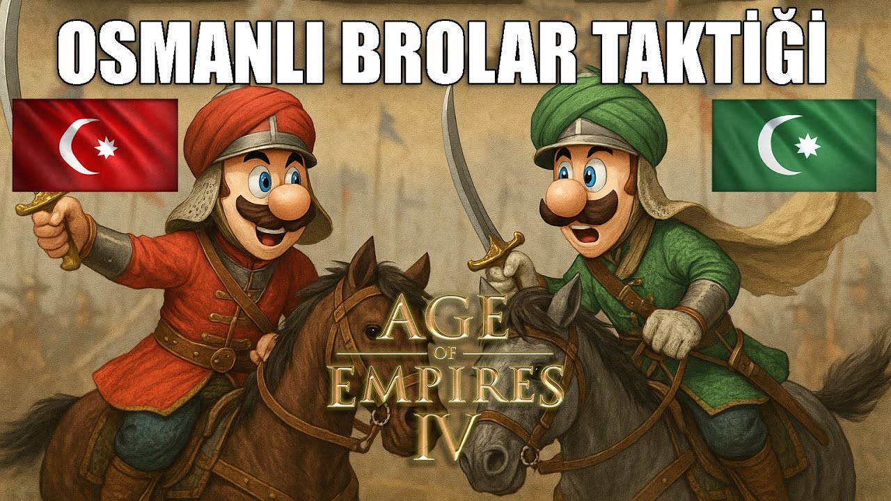 Süper Osmanlı Bros Taktiği ile Rakibe Ecdad Şoku | Age of Empires IV