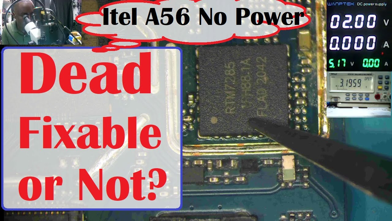 How Hard Can Be To Fix A Dead Phone With No Life At All--VBat Line Short Circuit Tracing & Repair.