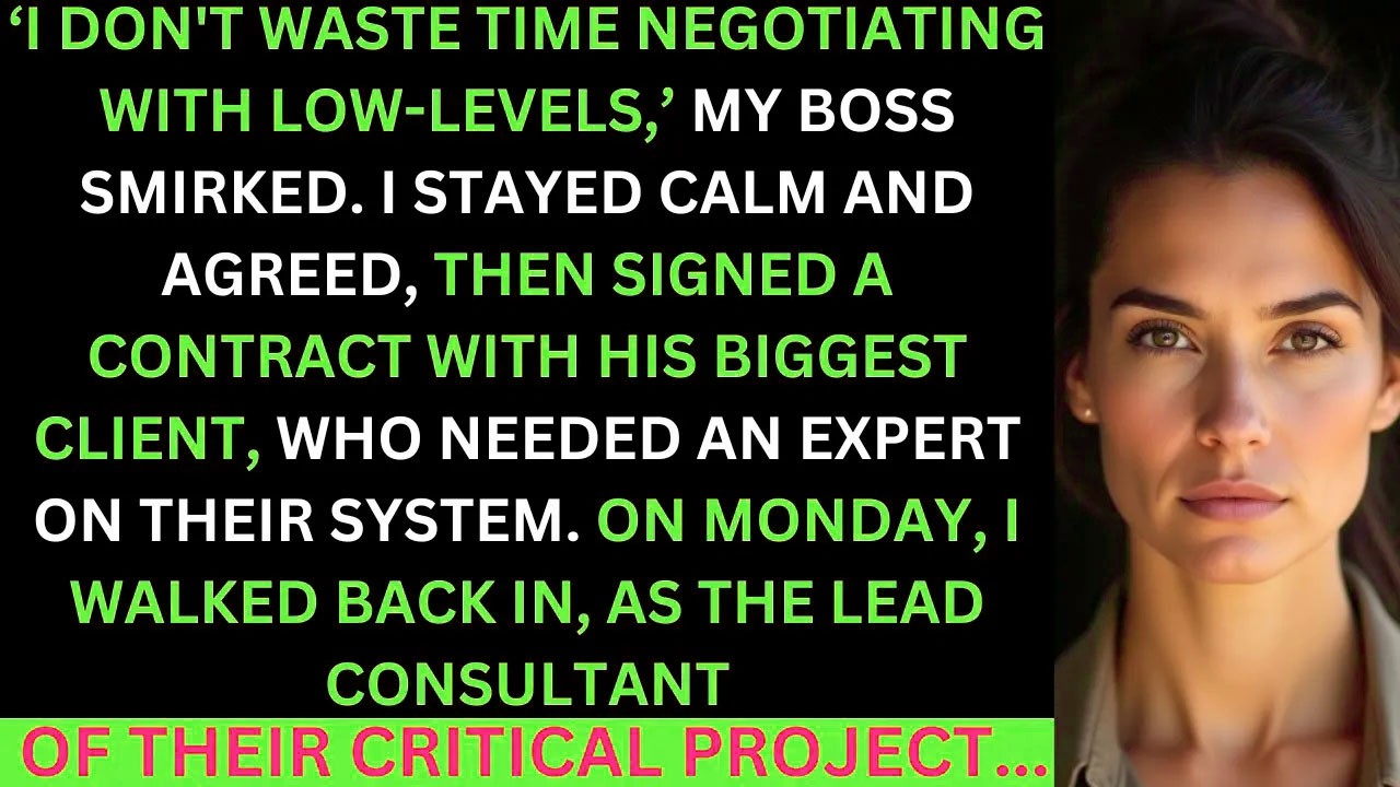 My New Boss Didn't Want To Negotiate With Low-Levels, So I Moved To His Biggest Client...