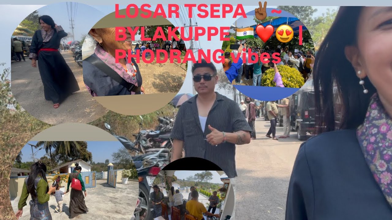 BYLAKUPPE ~ LOSAR TSEPA  2  😍🙏🏻 | PHODRANG VIBES | LUNCH INVITATION AT AGU  HOME  | tibetan vlogger 
