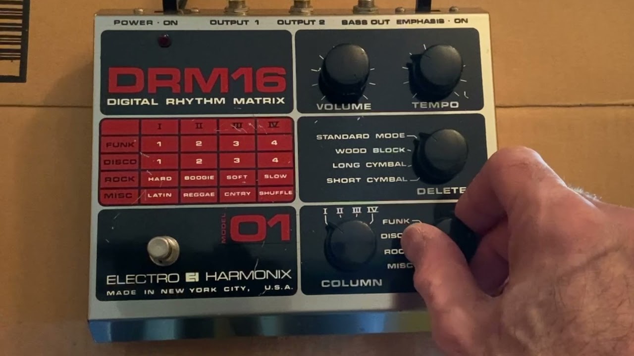 Electro Harmonix DRM16 Demo