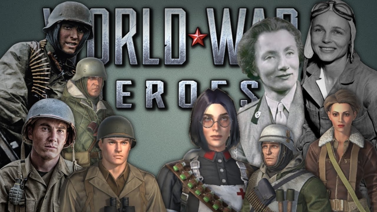 World War Heroes The real characters in the game🔥part One