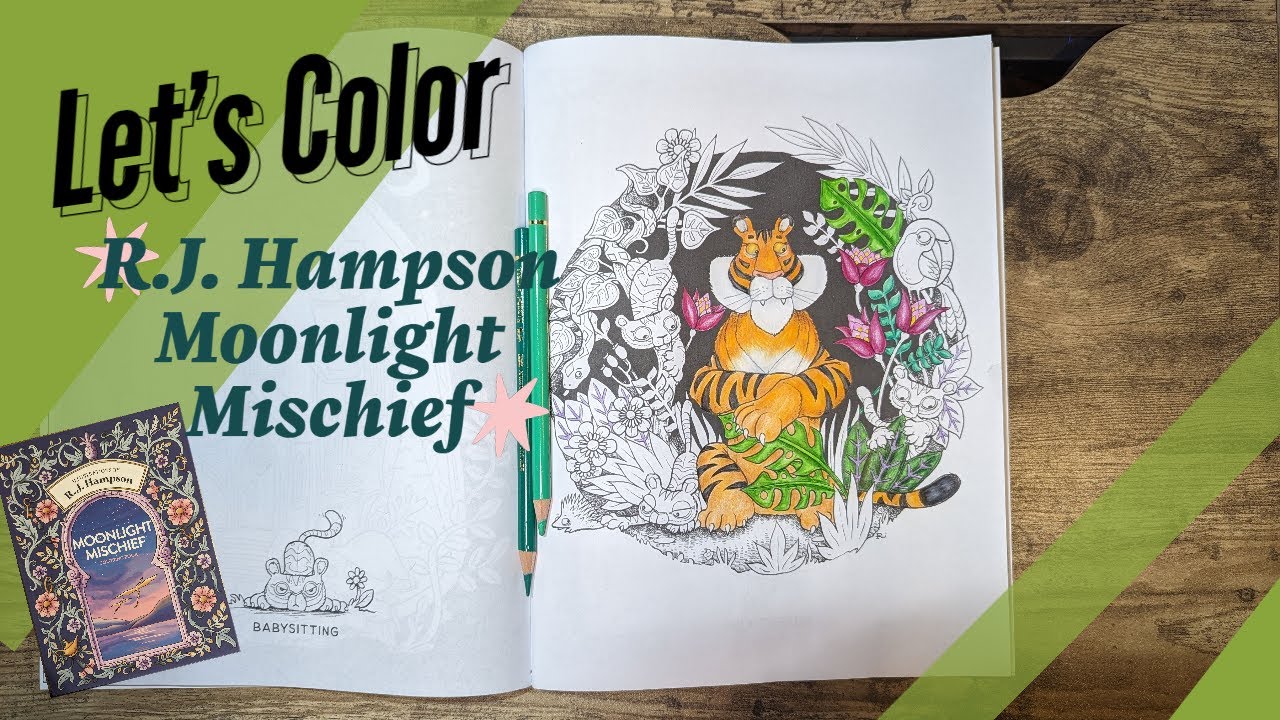 Let's Color In Moonlight Mischief