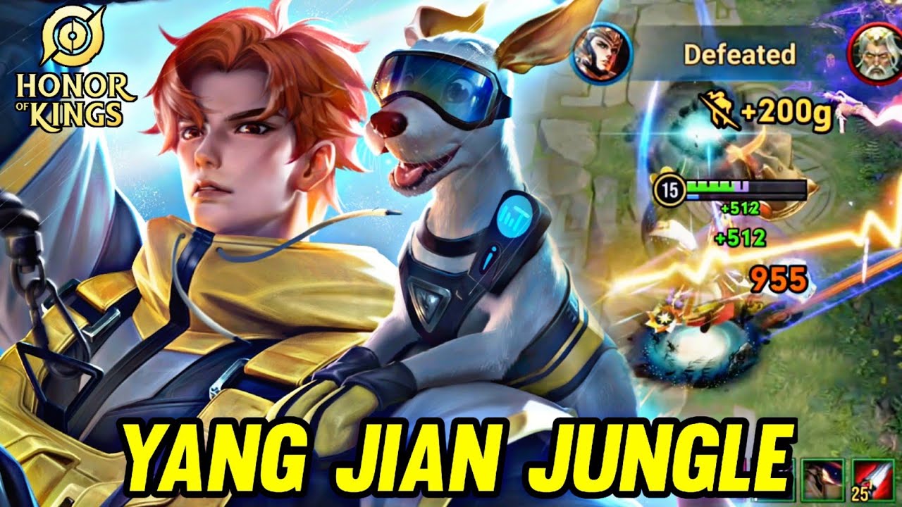 HOK : YANG JIAN GAMEPLAY | IN JUNGLE - HONOR OF KINGS