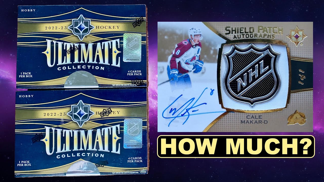 FINALLY! BETTER RESULTS - 2022-23 Ultimate Collection Hockey Hobby Box Break x2