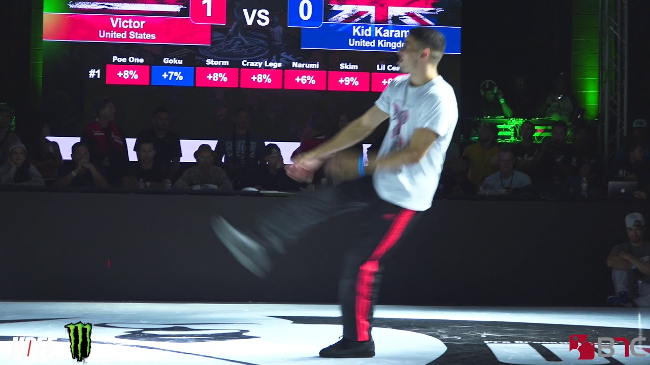 Victor Vs Kid Karam - Top 16  - Silverback Open 2018 - Pro Breaking Tour - BNC