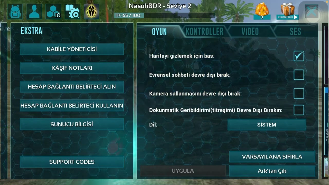 Ark Mobile 2022 code