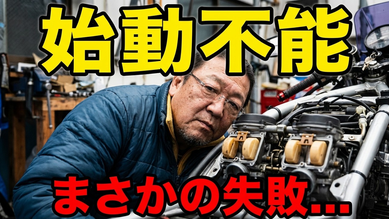 カタナ２５０ターボ始動不良キャブ調整