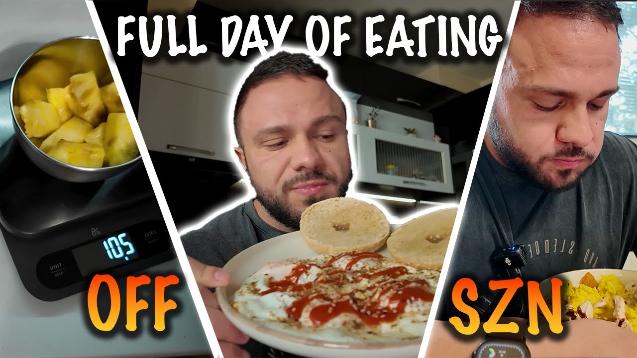 НАЧАЛОТО НА ОФФСИЙЗЪНА / 5000 КАЛОРИИ FULL DAY OF EATING