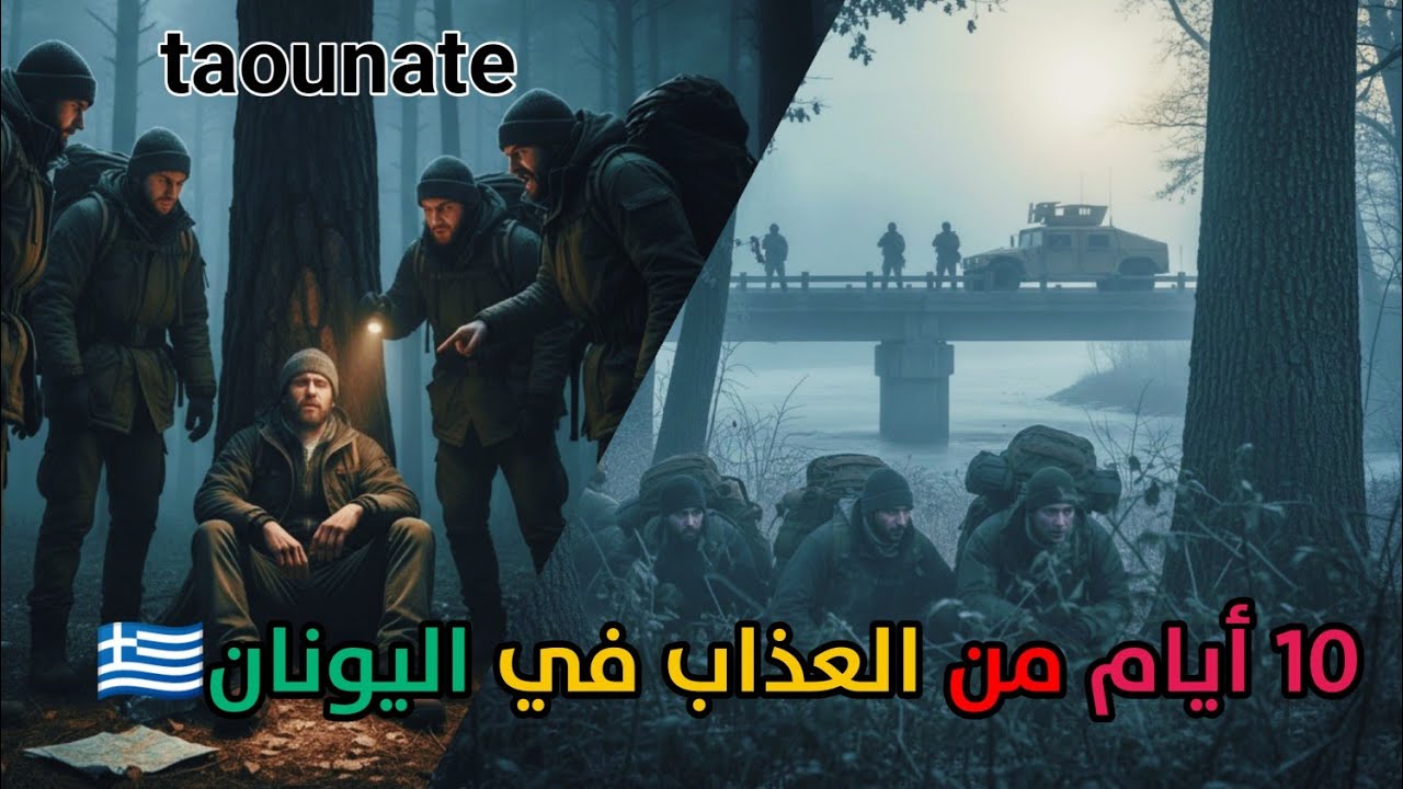 قصة ولد تاونات فاش على اليونان مع التوانسا