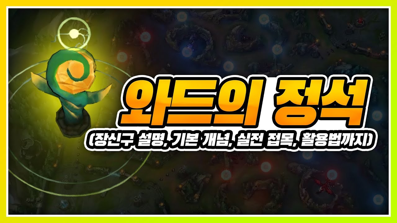 롤 초보를 위한 와드 강의!! 단 하나의 와드가 게임을 지배한다?! [롤 교과서 개정판 ep5]
