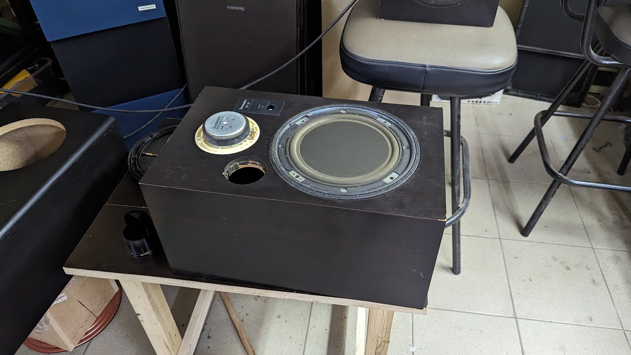 Technics SB-3a изнутри + сравнение с Pioneer S-55t