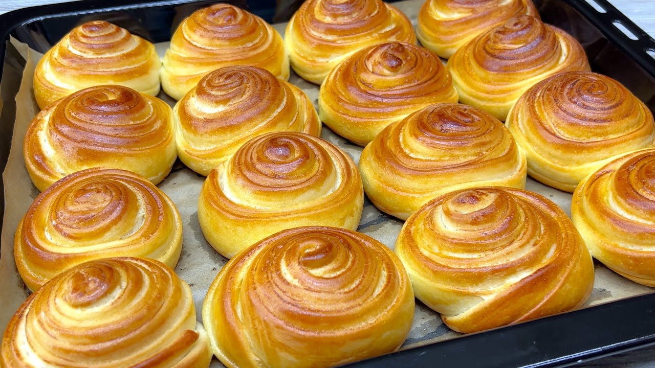 Такого вкусного рецепта я еще не ела! Простой рецепт булочек.