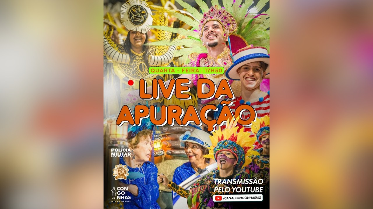 Live de Apuração | Carnaval 2026 Congonhas
