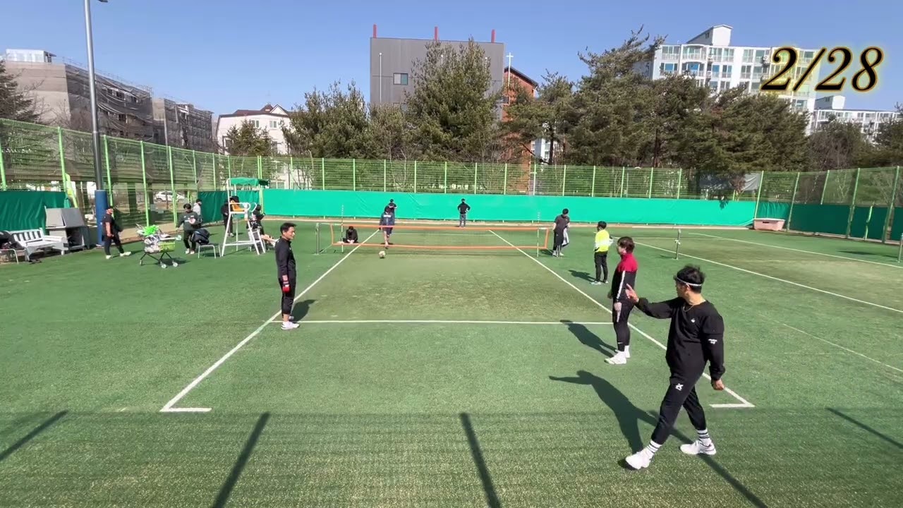 2/28 용인시 현암족구단. 모현족구단. 친선교류전. 5번 