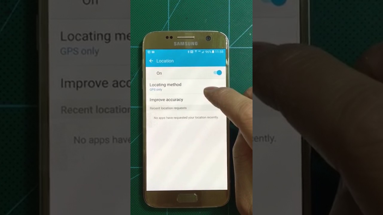 GPS and Maps location not working For samsung s7