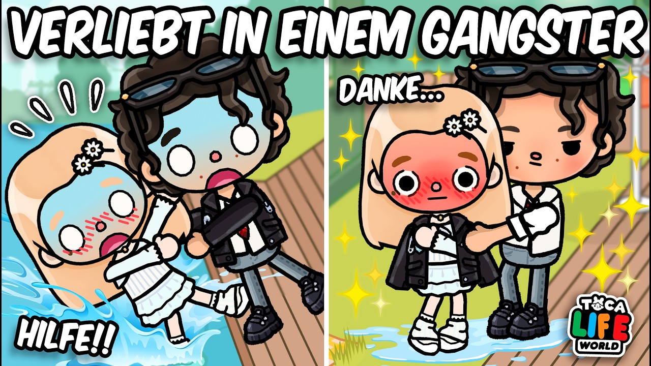 😳 DER GANGSTER DER MIR DAS LEBEN RETTET 🖤 TEIL 4 🖤 ROMANTISCHE LIEBES GESCHICHTE DEUTSCHE TOCA BOCA