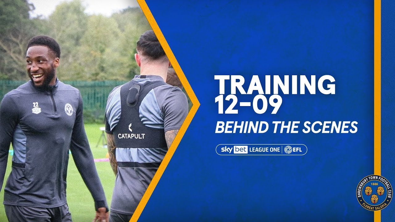 Training | Intense rondos at Shrewsbury Town's training ground