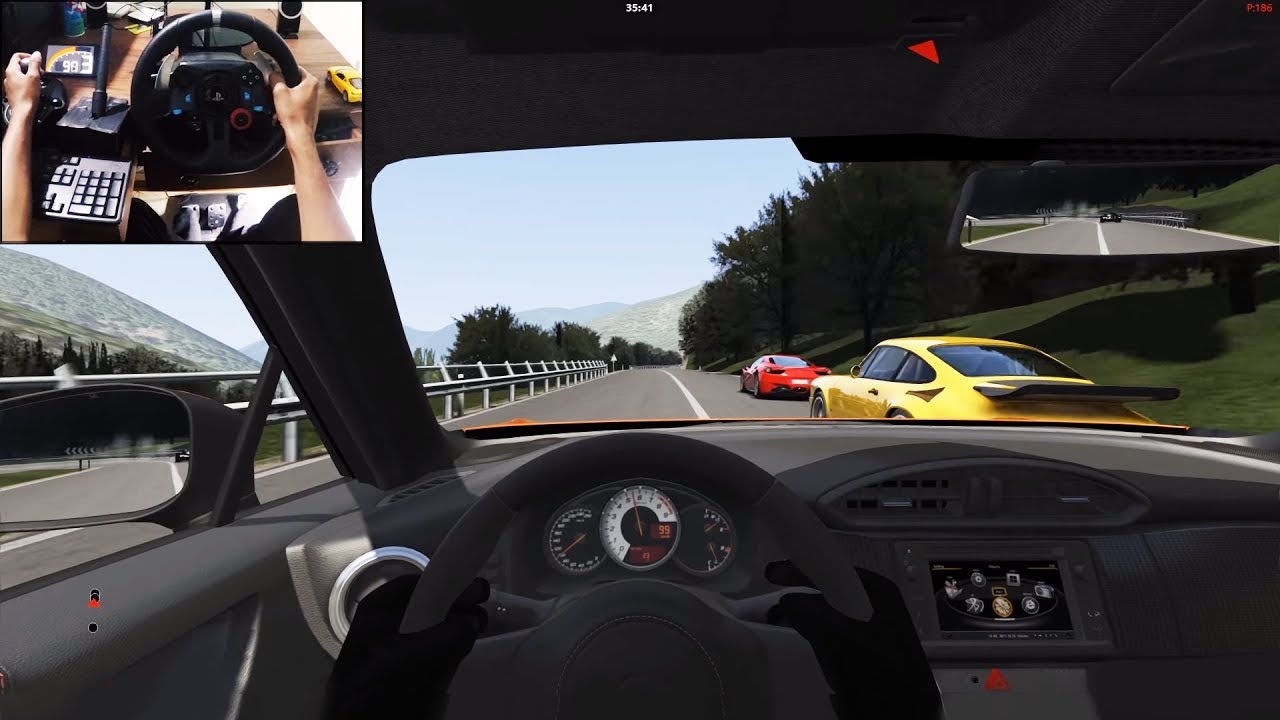 Toyota gt86 Mountain Run - Assetto Corsa Multiplayer (Logitech g29) gameplay