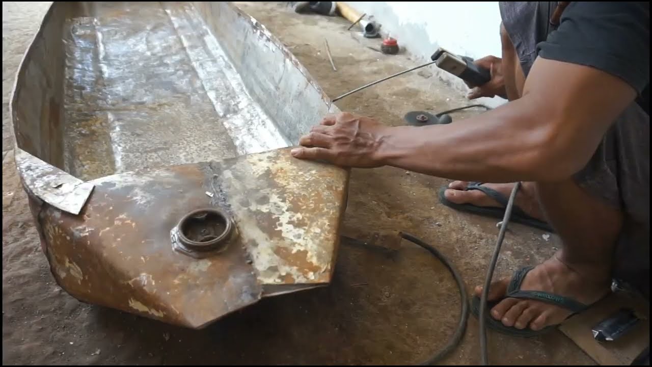 perahu MANCING dari BARANG BEKAS !.