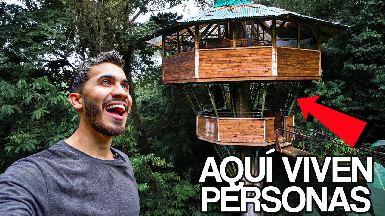 EXISTE una COMUNIDAD que VIVE en los ÁRBOLES en Costa Rica 😱🇨🇷