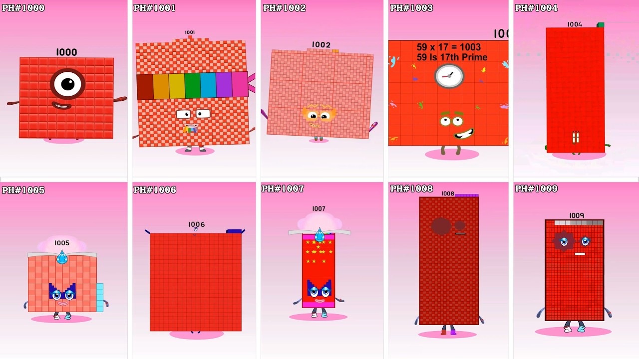 Sprunki OC Numberblocks 100 to 1009 | Подборка Incredibox #sprunki #numberblocks #incredibox