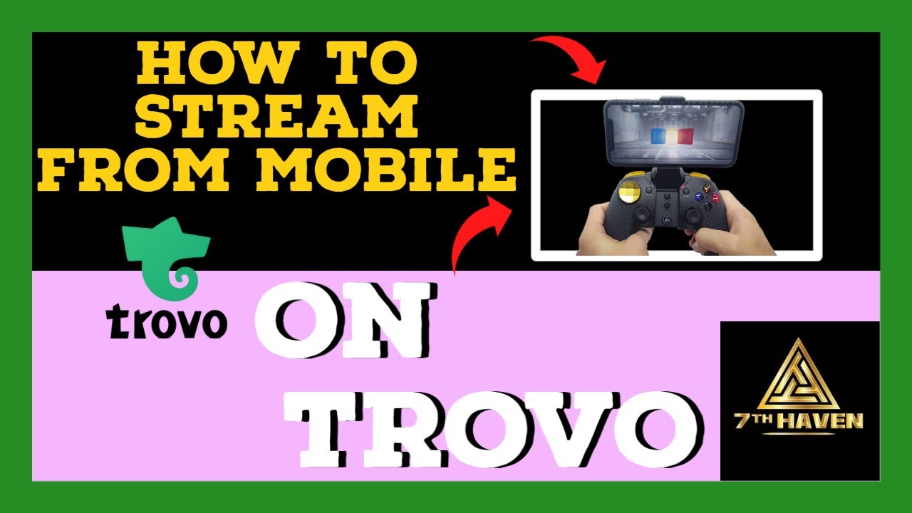 How To Stream From Mobile On Trovo! FULL TUTORIAL  ( IOS, ANDRIOD, PC)