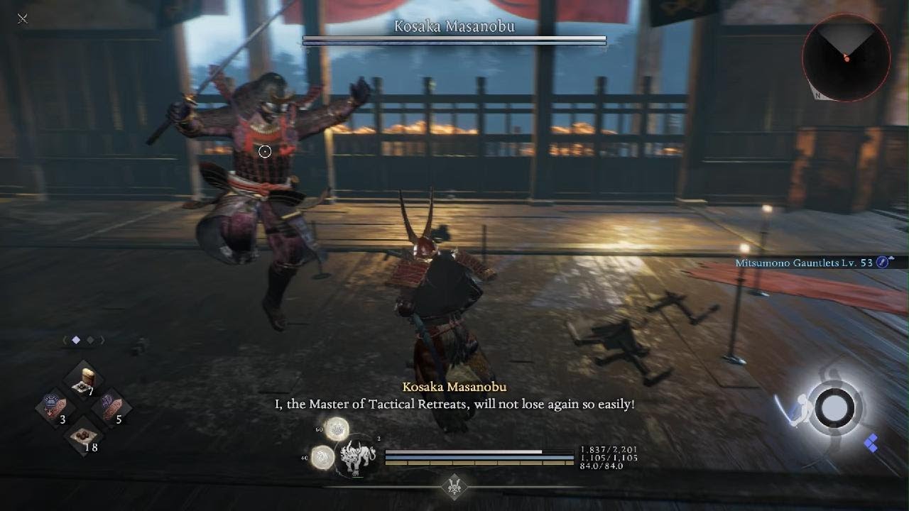 Nioh 3 takedas four heavenly kings
