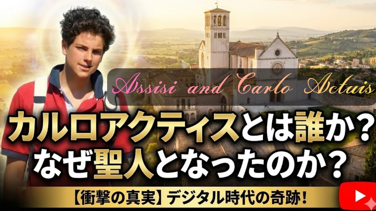 【イタリア雑学】カルロアクティスとアッシジ#カルロアクティス #アッシジ #CarloAcutis #Saint #Assisi #奇跡 #ネットの守護聖人